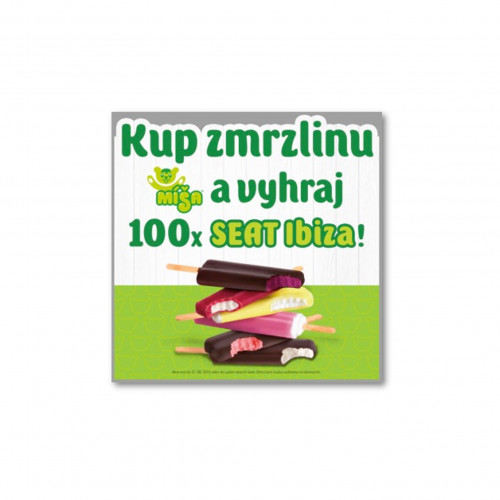 Zmrzlina Míša banner - Kup zmrzlinu a vyhraj